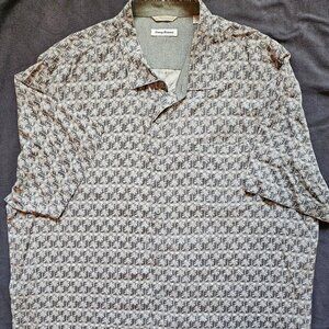 Tommy Bahama XXXL Grey shirt